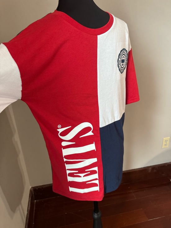 Levi's Other - NWT Levi's Kids Red White Blue Colorblock Short Sleeve Tee